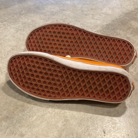 Vans Orange Canvas Skate Shoes Men’s Size 6 - Picture 4 of 7